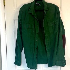 J Crew Mercantile Men’s Green Shirt Large